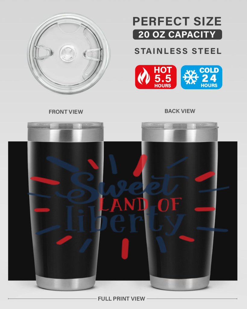 sweet land of liberty Style 7#- Fourt Of July- Tumbler