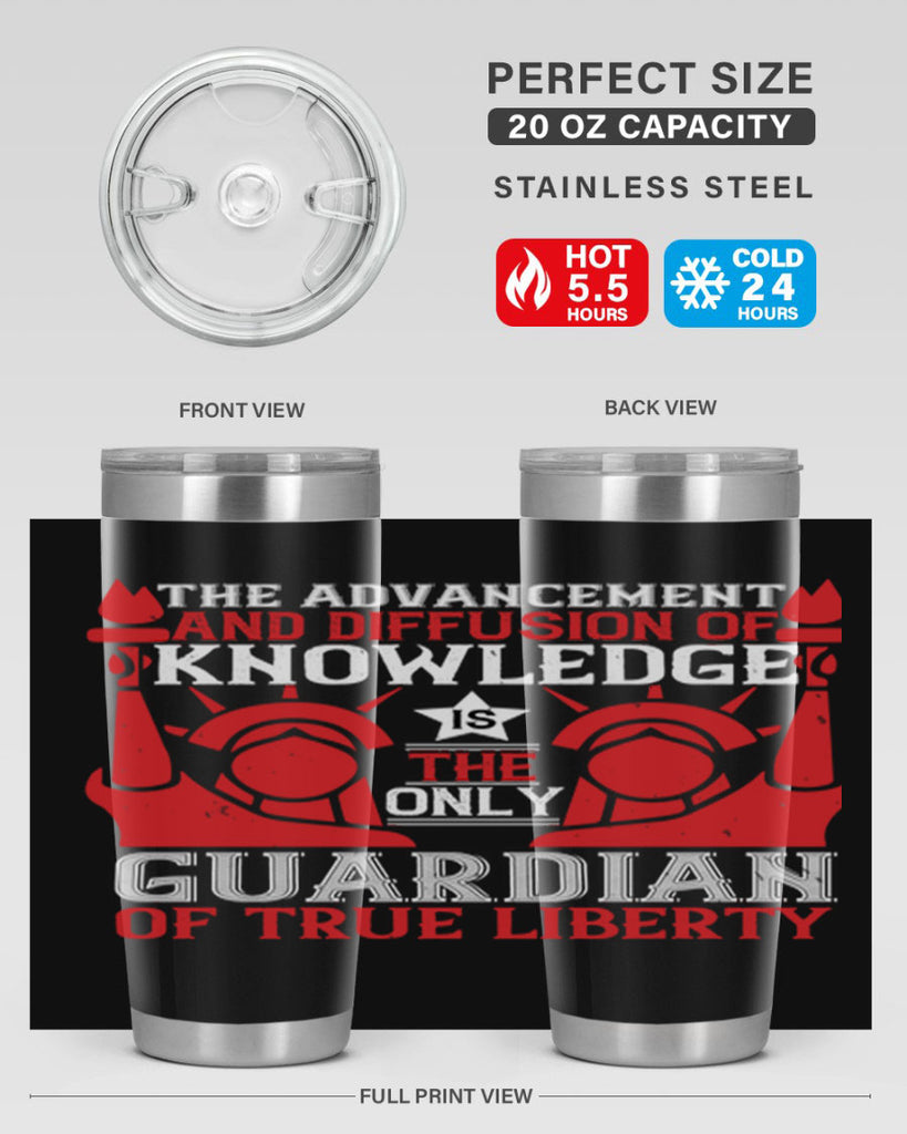 the advencement and diffusion of knowledge Style 190#- Fourt Of July- Tumbler