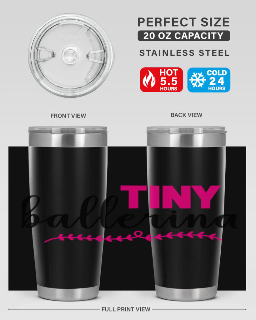 tiny ballerina 87#- ballet- Tumbler
