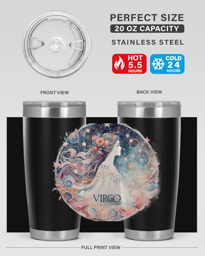 virgo 545#- zodiac- Tumbler