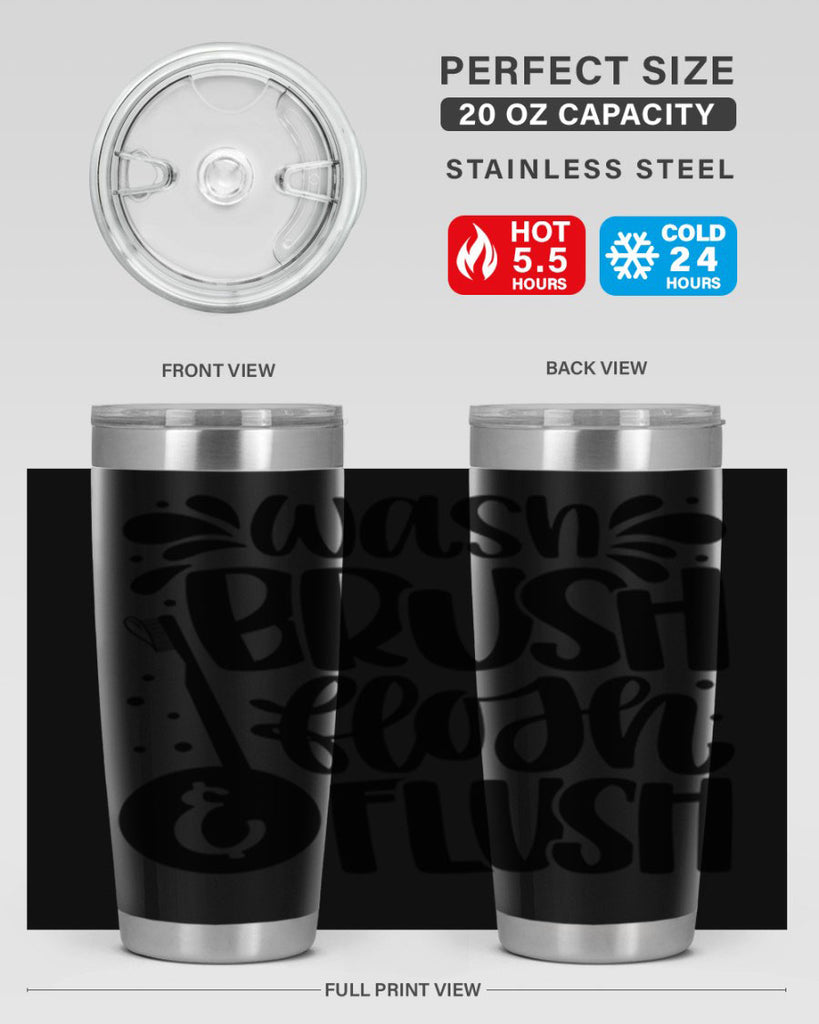wash brush flosh flush 9#- bathroom- Tumbler