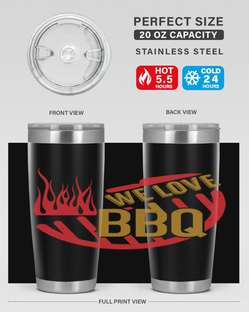 we love bbq 7#- bbq- Tumbler
