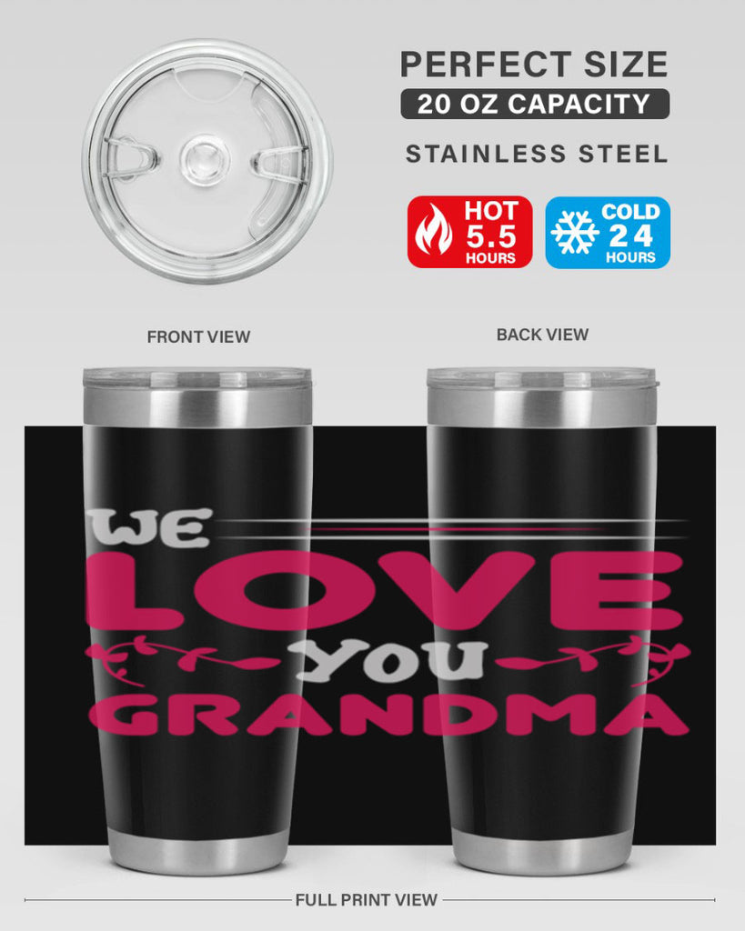 we love you grandma 27#- mom- Tumbler