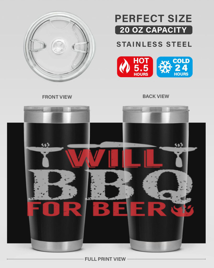 will bbq for beer 5#- bbq- Tumbler