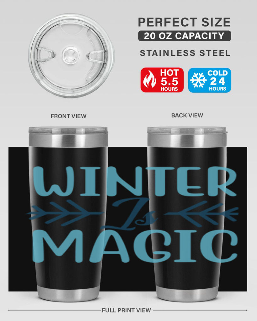 winter is magic 506#- winter- Tumbler