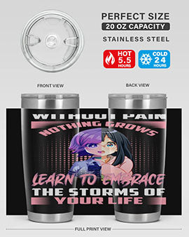 without pain nothing grows learn to embrace the storms of your life288#- anime- Tumbler