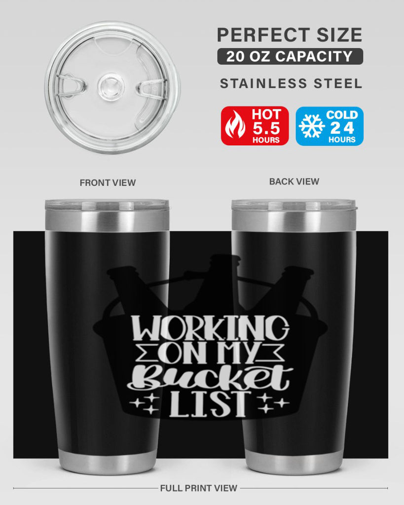 working on my bucket list 14#- beer- Tumbler