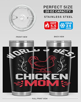 world’s best chicken mom Style 1#- chicken- Tumbler