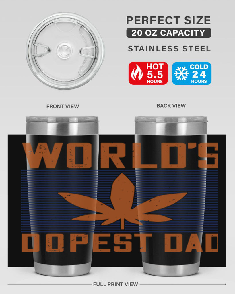 worlds dopest dad 148#- fathers day- Tumbler