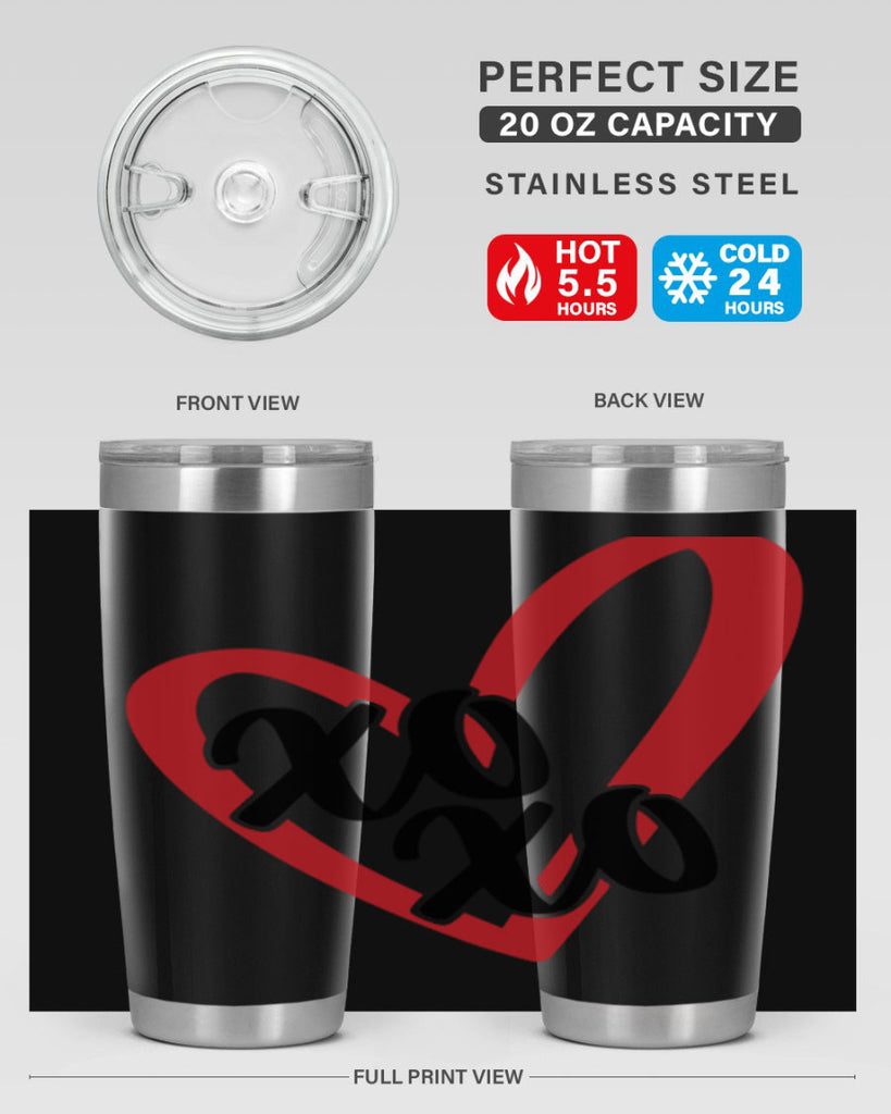 xoxo 11#- valentines day- Tumbler