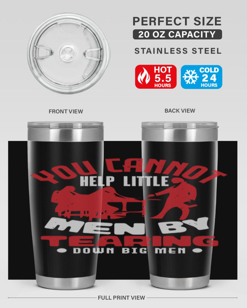 you cannot help little men Style 72#- Fourt Of July- Tumbler