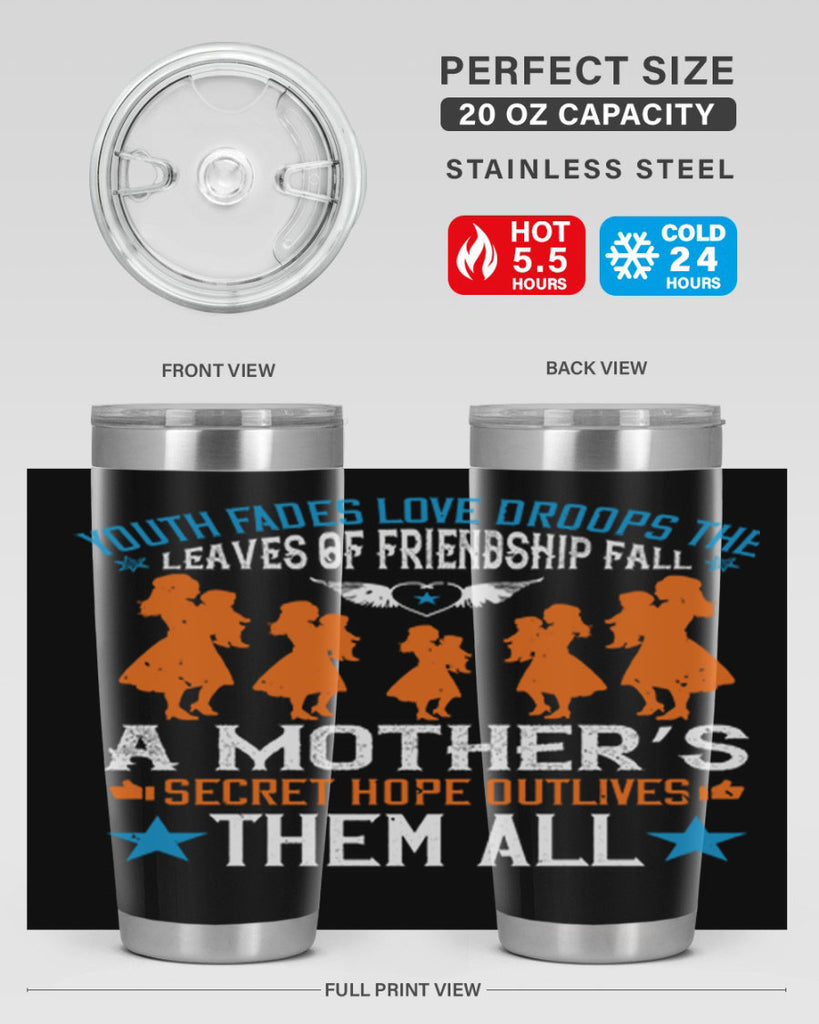 youth fades love droops 9#- mothers day- Tumbler