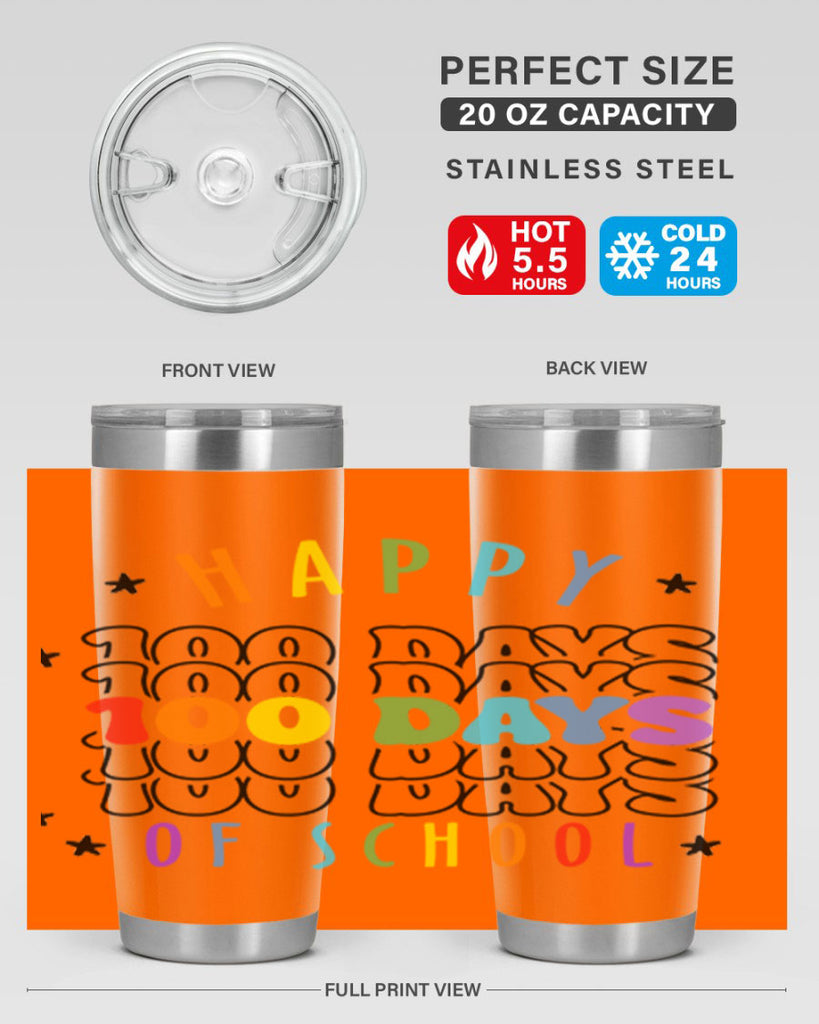 100 days of school Sublimation 33#- 100 days of school- Tumbler