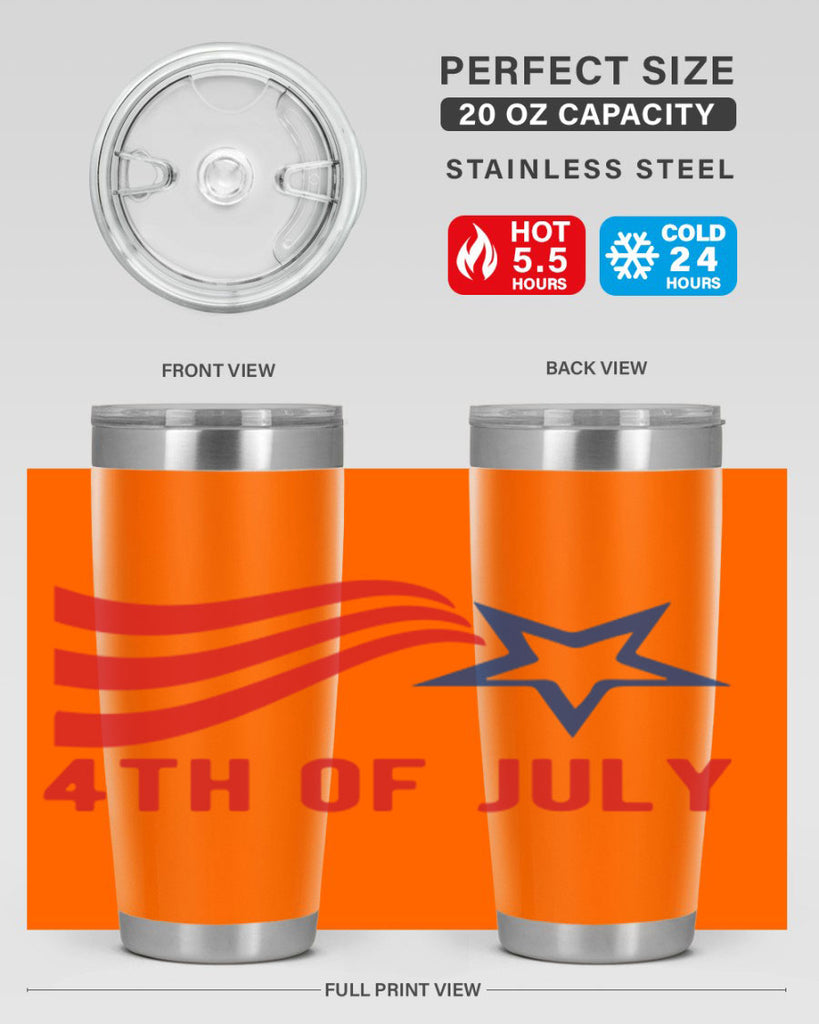 4th of July design Style 66#- Fourt Of July- Tumbler