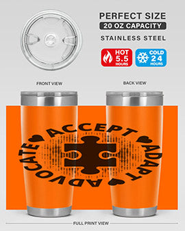 Accept Style 41#- autism- Tumbler