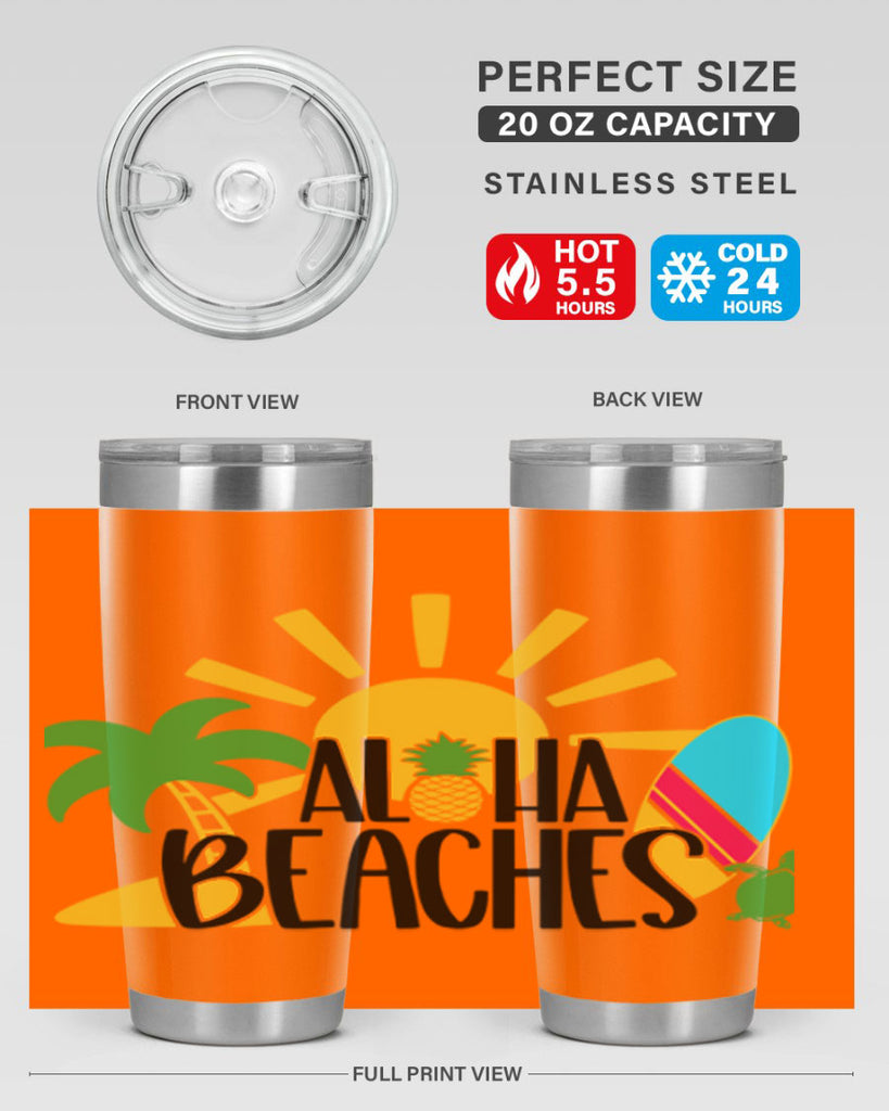 Aloha Beaches Style 55#- summer- Tumbler