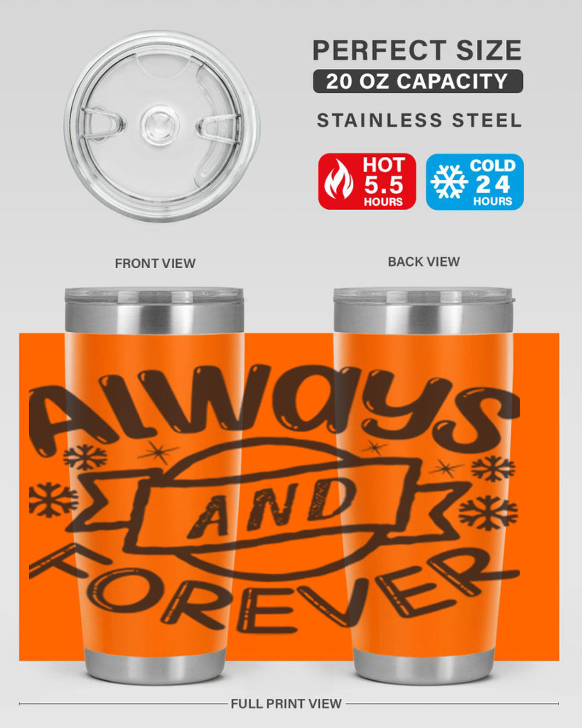 Always and forever 16#- winter- Tumbler