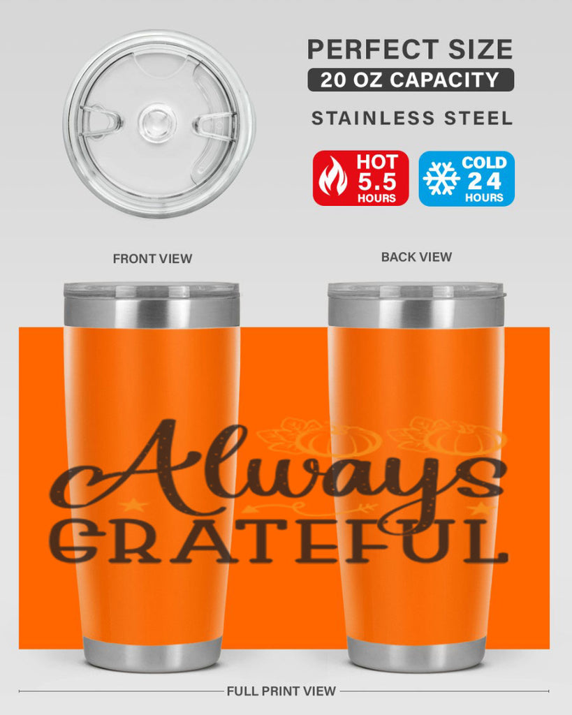 Alwaysgrateful 9#- fall- Tumbler