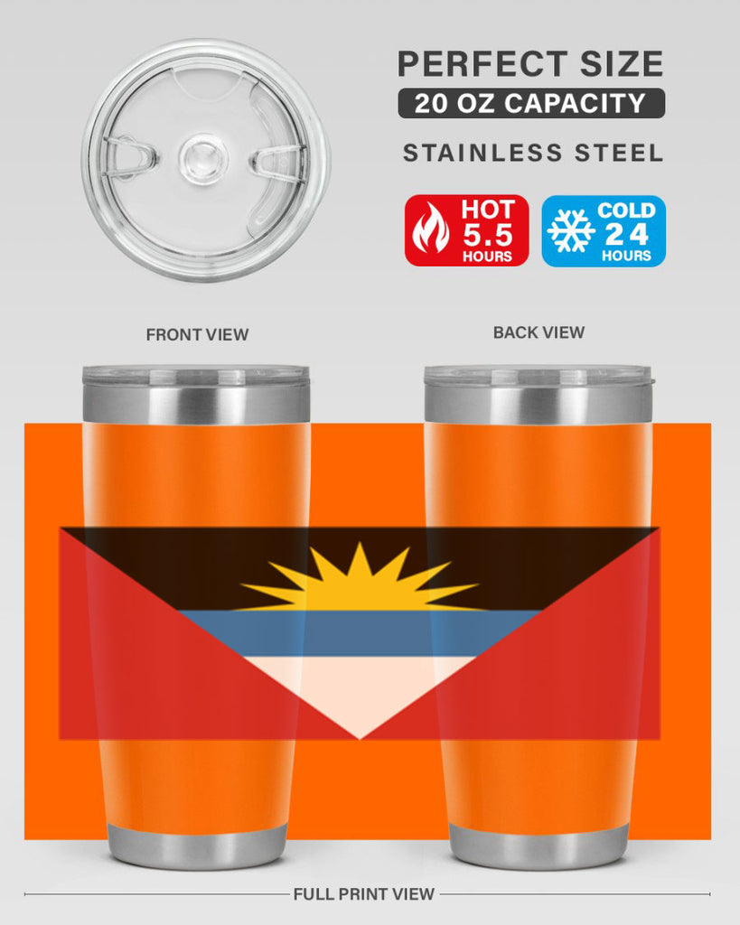 Antigua and Barbuda 192#- world flags- Tumbler