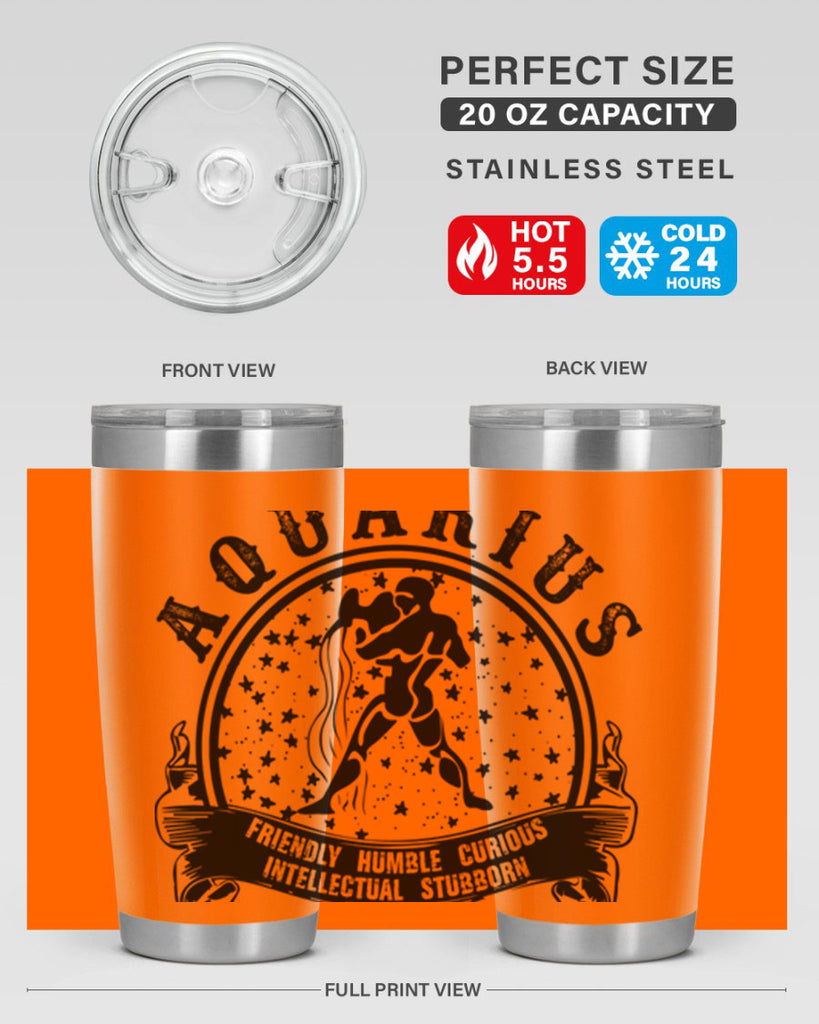 Aquarius 42#- zodiac- Tumbler