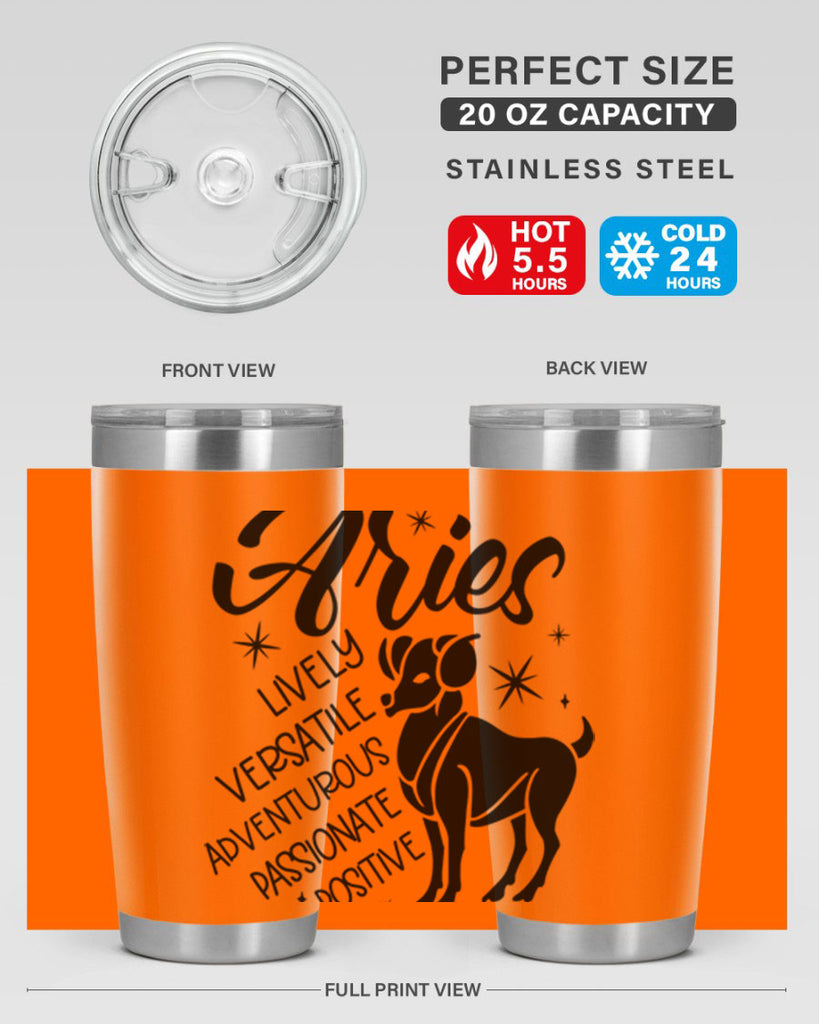 Aries 100#- zodiac- Tumbler