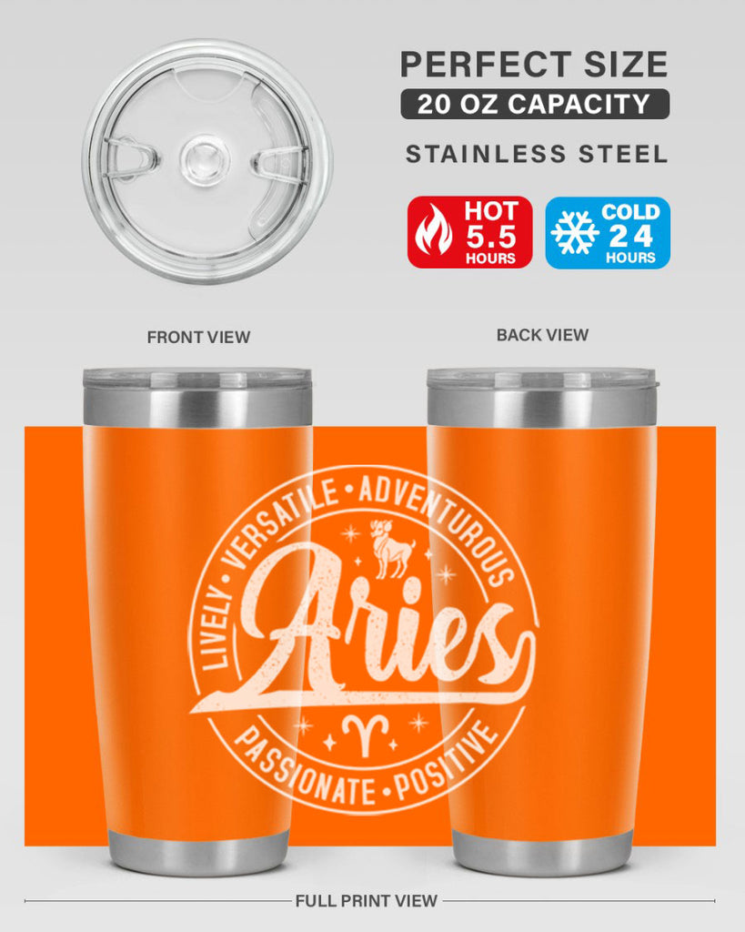 Aries 103#- zodiac- Tumbler