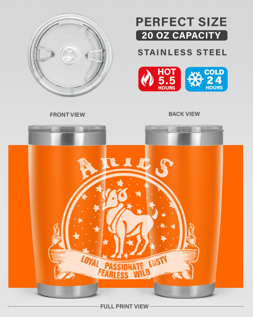 Aries 2#- zodiac- Tumbler