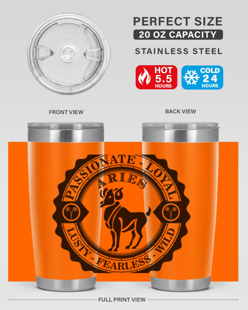 Aries 3#- zodiac- Tumbler