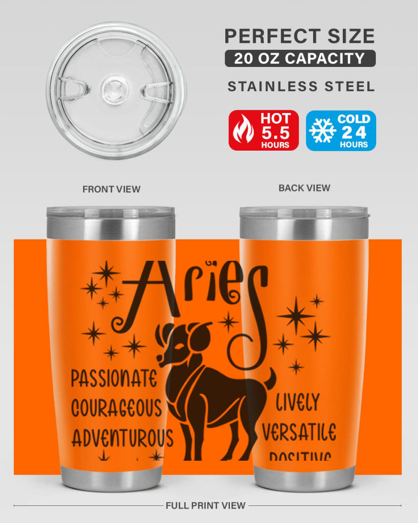 Aries 93#- zodiac- Tumbler