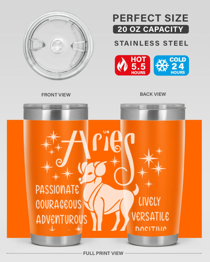 Aries 99#- zodiac- Tumbler