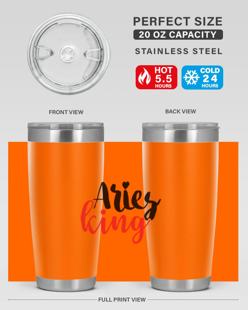 Aries king 96#- zodiac- Tumbler