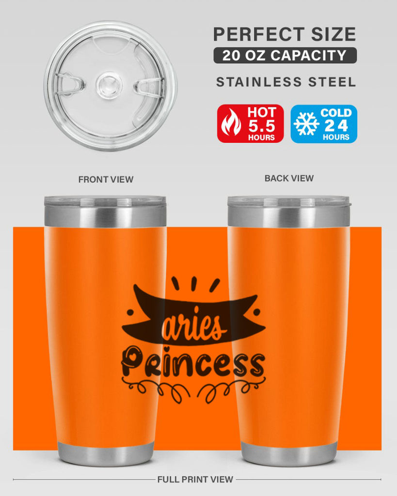 Aries princess 116#- zodiac- Tumbler