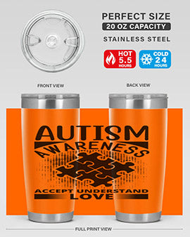 Autism awareness Style 43#- autism- Tumbler