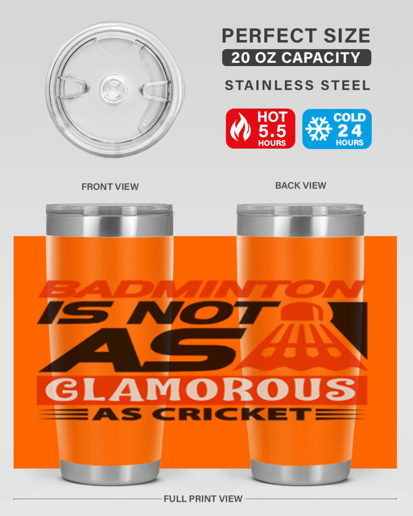 Badminton is not as 1451#- badminton- Tumbler