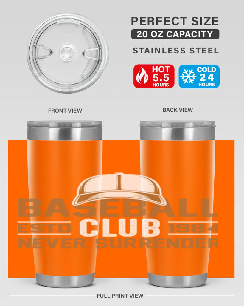 Base 1447#- baseball- Tumbler