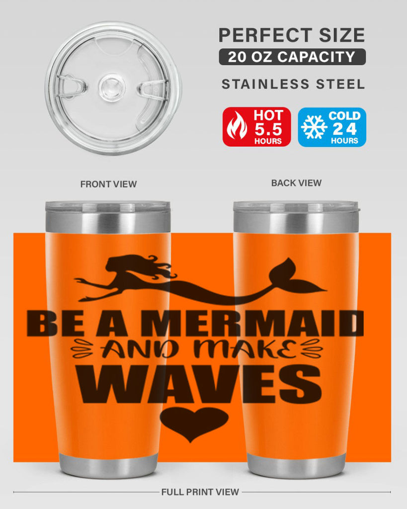 Be a Mermaid and make 53#- mermaid- Tumbler