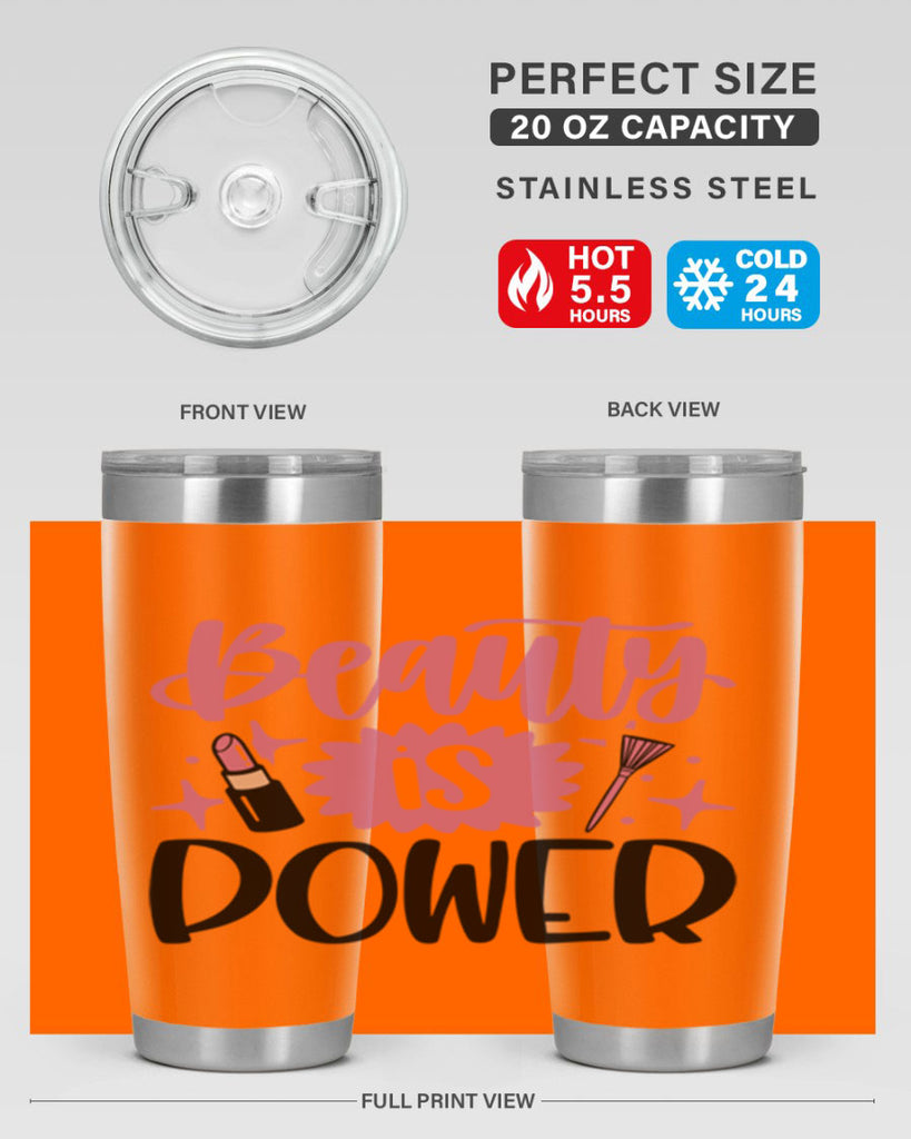 Beauty Is Power Style 135#- make up- Tumbler