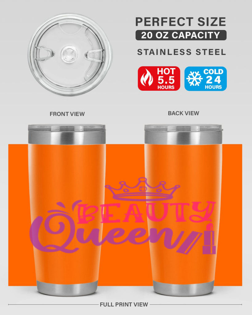 Beauty Queen Style 250#- make up- Tumbler