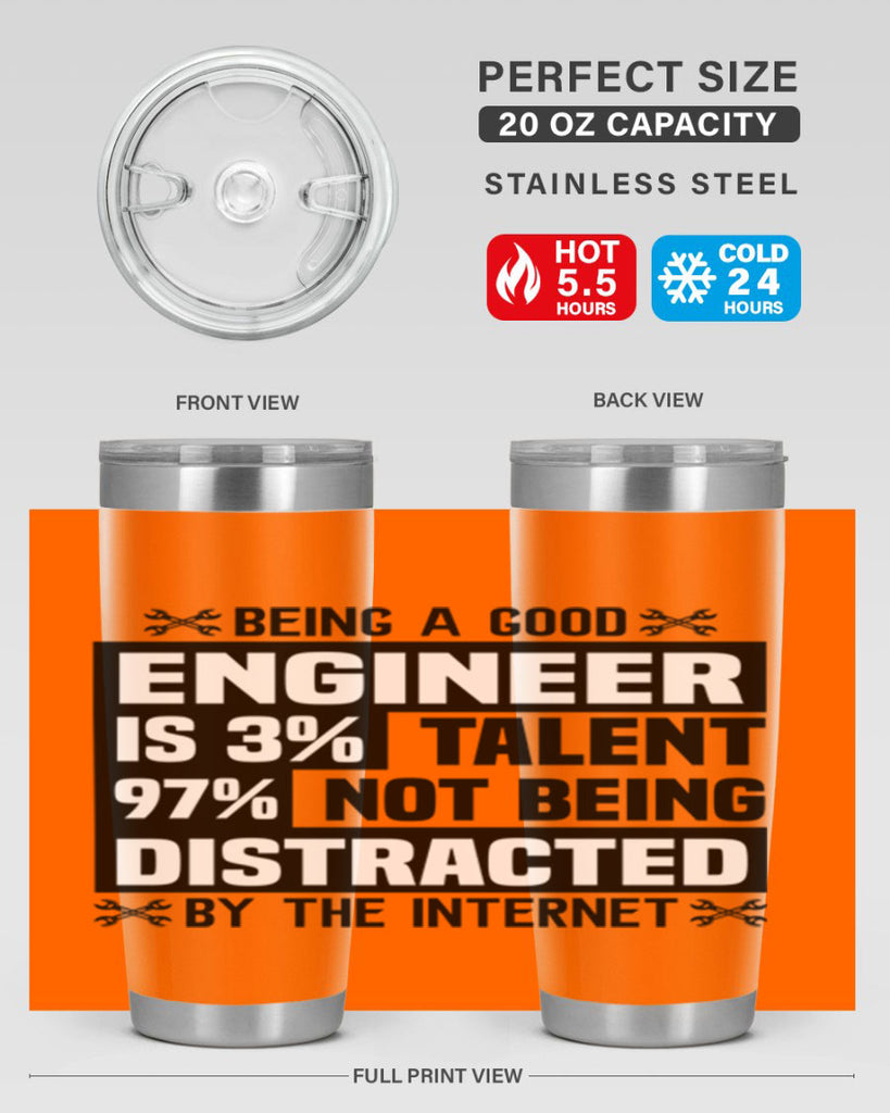 Being a good Style 20#- engineer- tumbler