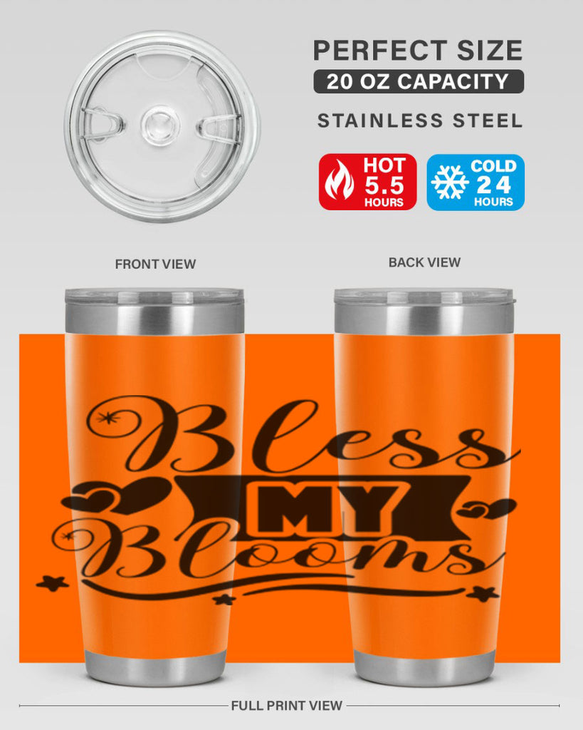 Bless My Blooms 40#- spring- Tumbler