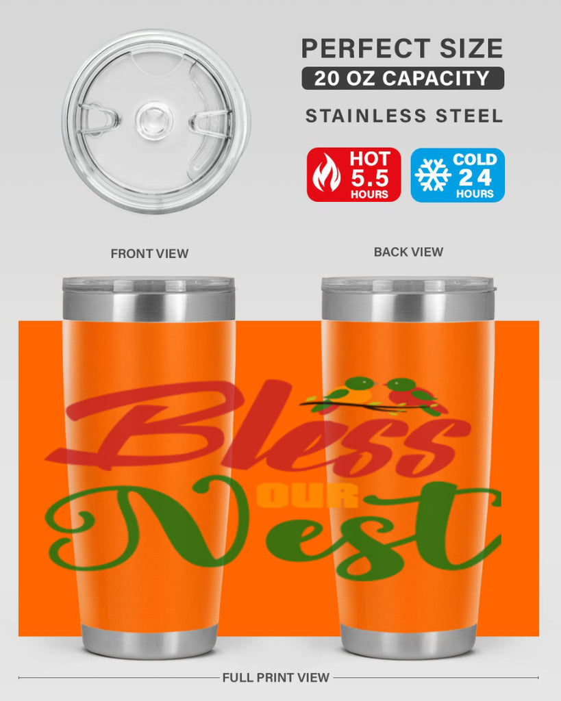 Bless Our Nest 67#- spring- Tumbler