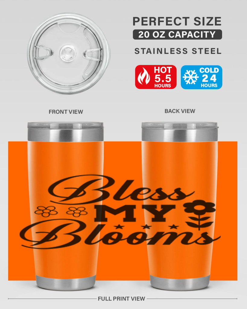 Bless my blooms  62#- spring- Tumbler