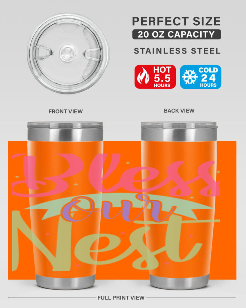 Bless our nest 49#- spring- Tumbler