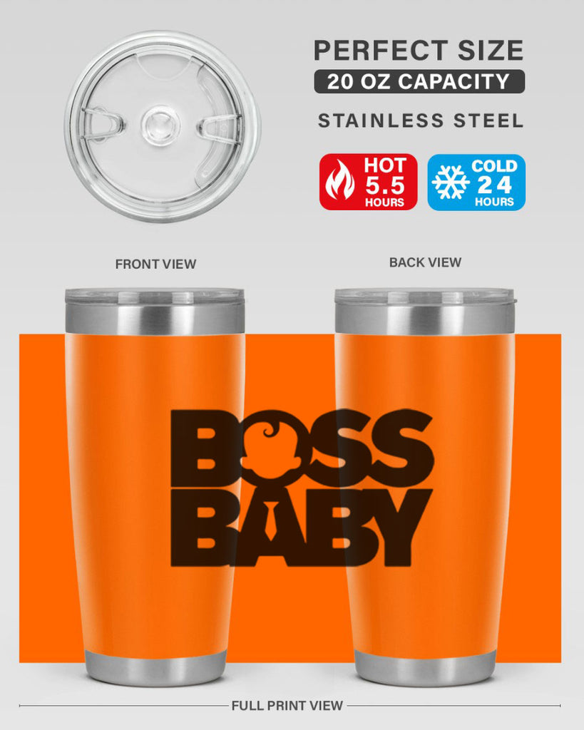 Boss Baby On Board 1#- black words phrases- Cotton Tank
