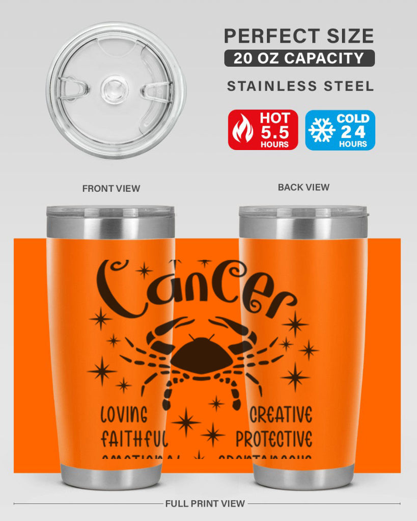 Cancer 144#- zodiac- Tumbler