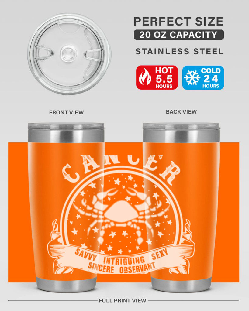 Cancer 14#- zodiac- Tumbler