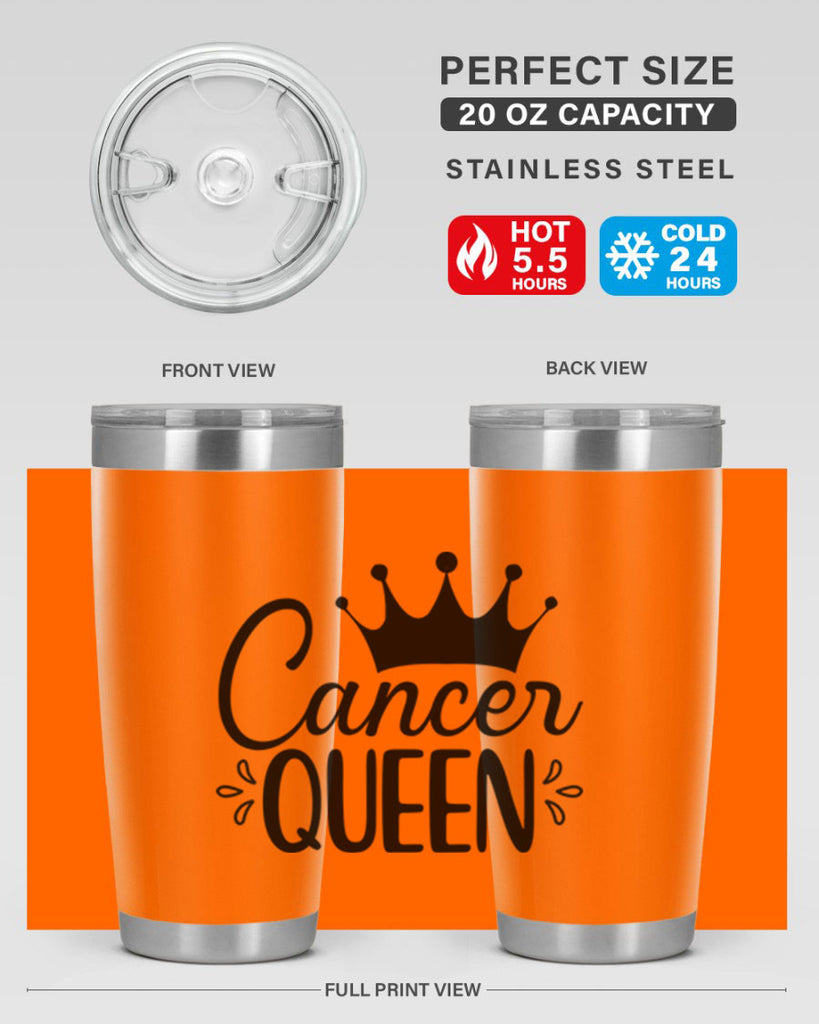 Cancer queen 161#- zodiac- Tumbler