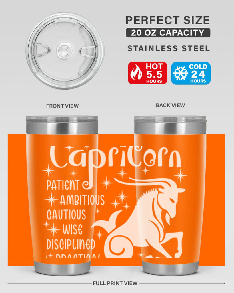Capricorn 186#- zodiac- Tumbler