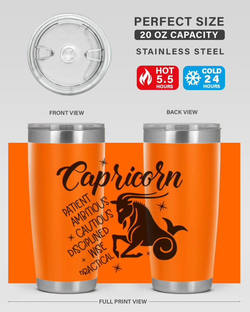 Capricorn 188#- zodiac- Tumbler