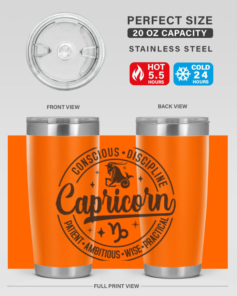 Capricorn 190#- zodiac- Tumbler